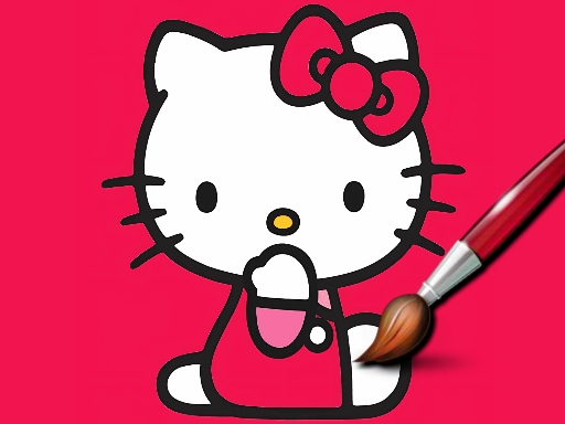 Sparkle Kitty Coloring Fu